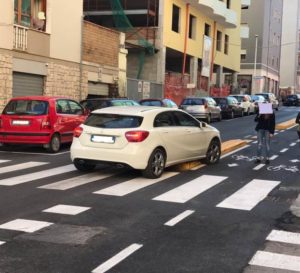 sassari via diaz cordono mariolino andria pista ciclabile
