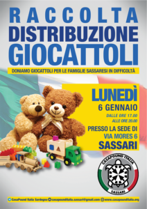 casapound sassari distribuzione giocattoli befana 2020