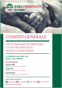 cisl consiglio pensionati olbia febbraio 2020