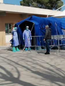 presidente pais coronavirus ospedale alghero