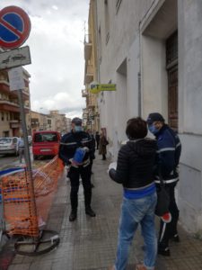 Consegna mascherine sassari