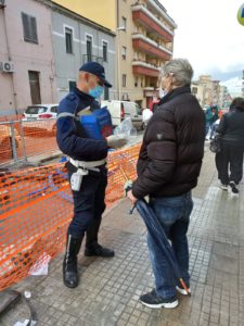 Consegna mascherine sassari polizia locale