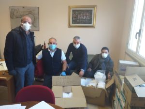 dinamo sassari donazione mascherine coronavirus
