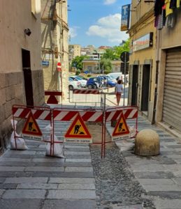 lavori centro storico sassari giugno 2020