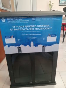 contenitore mozziconi alghero
