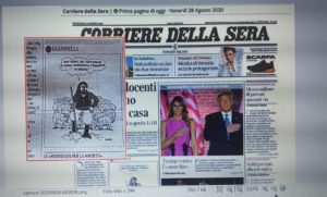 vignetta sardegna corriere della sera covid