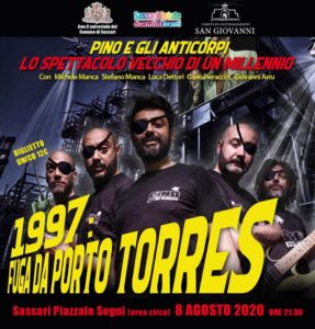 spettacoli a sassari 8 agosto 2020