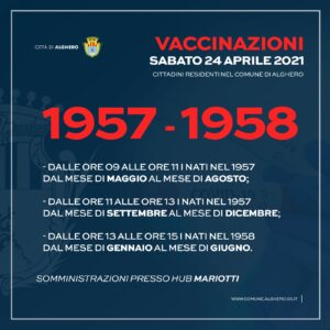 vaccini alghero 1957 1958