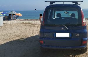 spiaggia sassari macchina