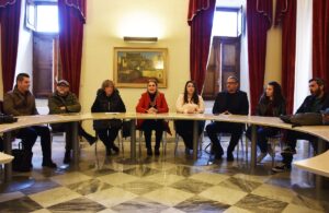incontro tra l'assessore laura useri e i rappresentanti dell'accademia delle belle arti
