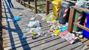 incivili nella spiaggia de la pelosa a stintino