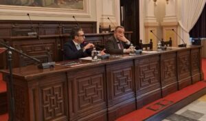 Giovanni Maria Soro e Gavino Mariotti_Conferenza stampa inaugurazione UNISS 463AA