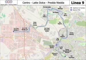 Mappa Linea 9