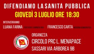 conferenza rifondazione comunista sassari