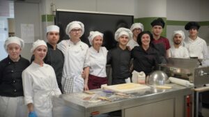 Studenti dell'Alberghiero in laboratorio