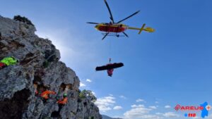 Un momento dell'Addestramento HEMS (foto Ufficio Stampa Areus)