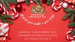 Buon natale polizia locale sassari