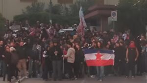 Corteo antifascista cagliari
