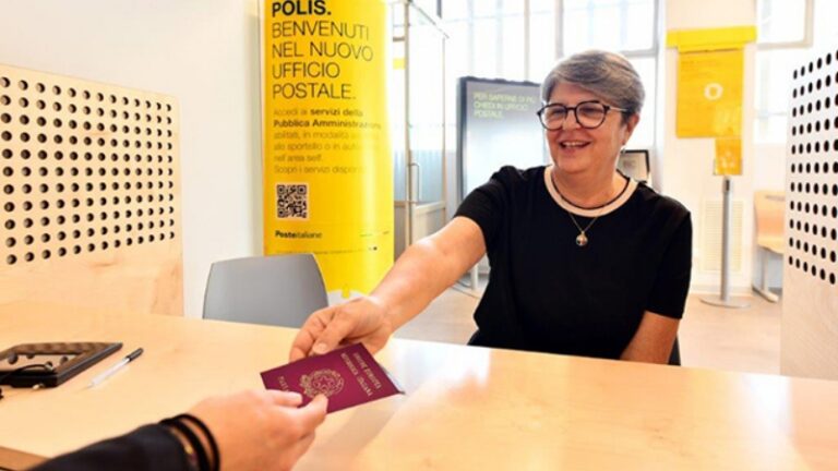 Passaporto in ufficio postale