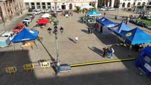 Protezione civile in piazza 1